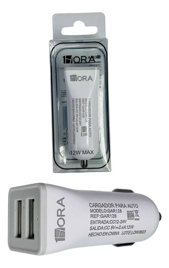 CARGADOR PARA AUTO GAR128
