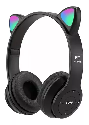 [P47M] AUDIFONOS BLUETOOTH GATITO P47M