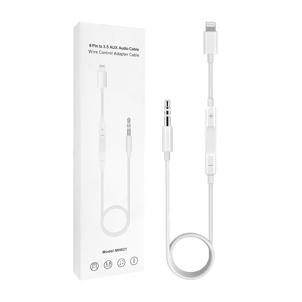 [MH021] ADAPTADOR LIGHTNING A 3.5 CON COTROL DE VOLUMEN MH021